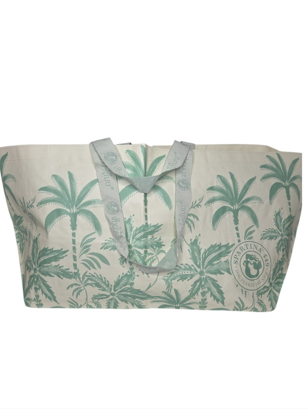 Spartina 449 Shopping Bag Palm Trees Coastal Carryall NWOT